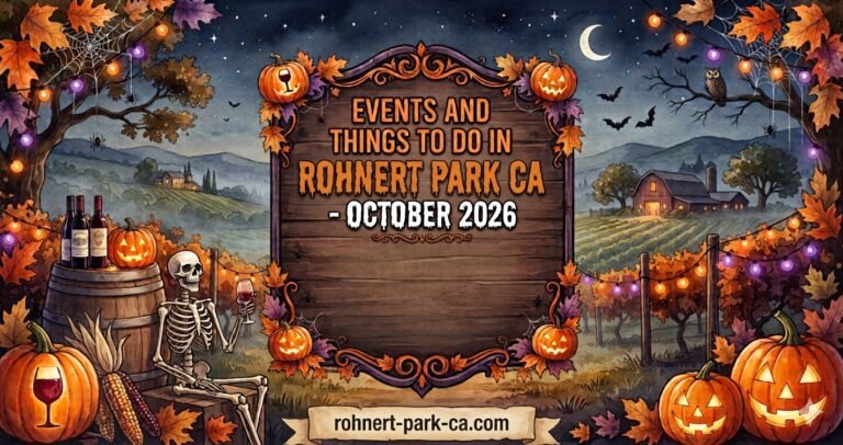 Read more about the article Events and Things to do in Rohnert Park in October 2026